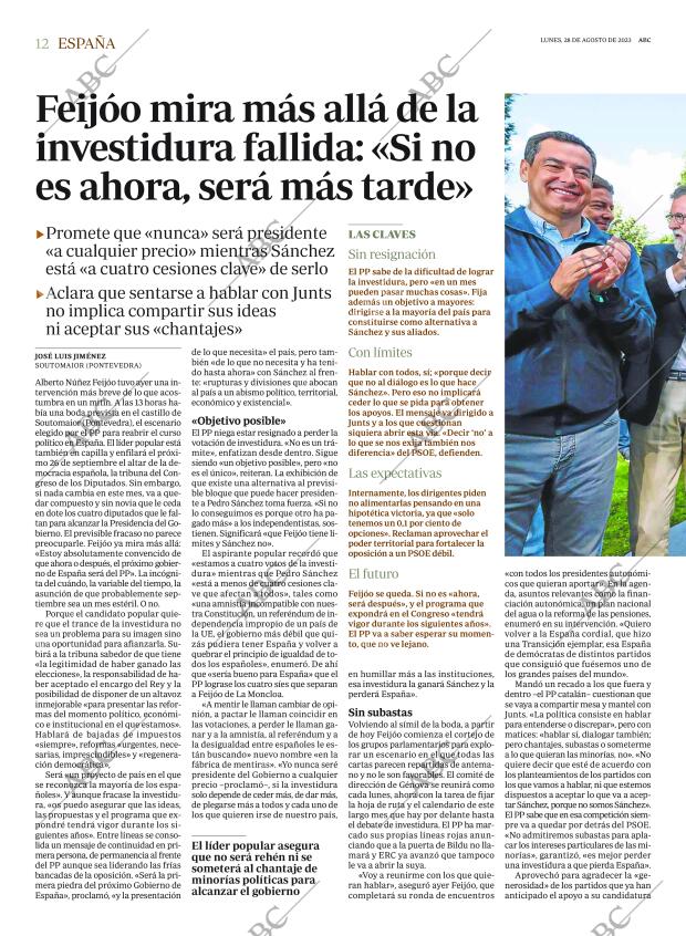 ABC MADRID 28-08-2023 página 12