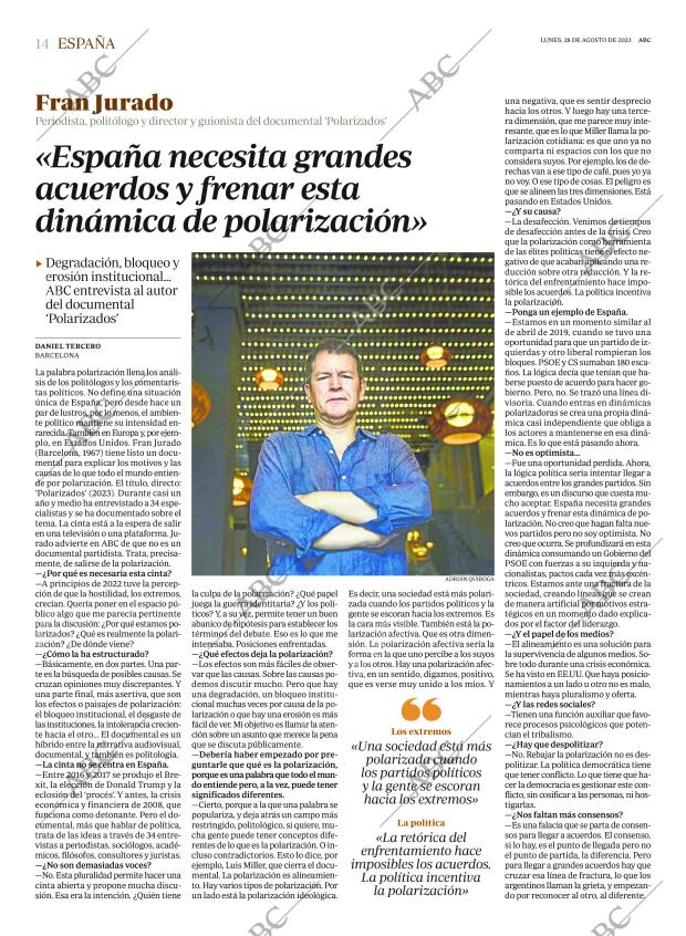ABC MADRID 28-08-2023 página 14