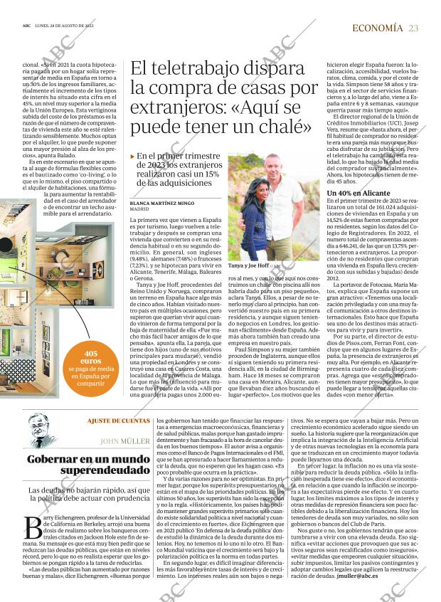 ABC MADRID 28-08-2023 página 23