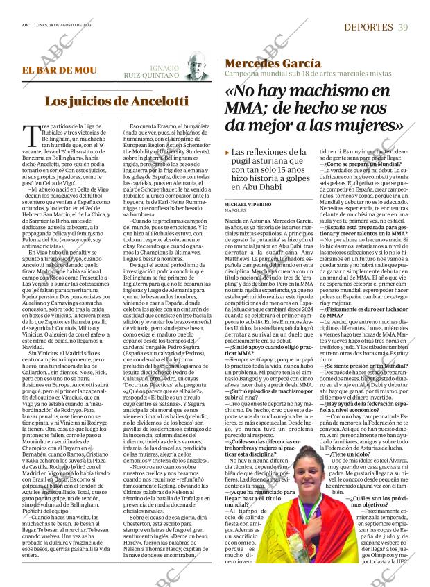 ABC MADRID 28-08-2023 página 39
