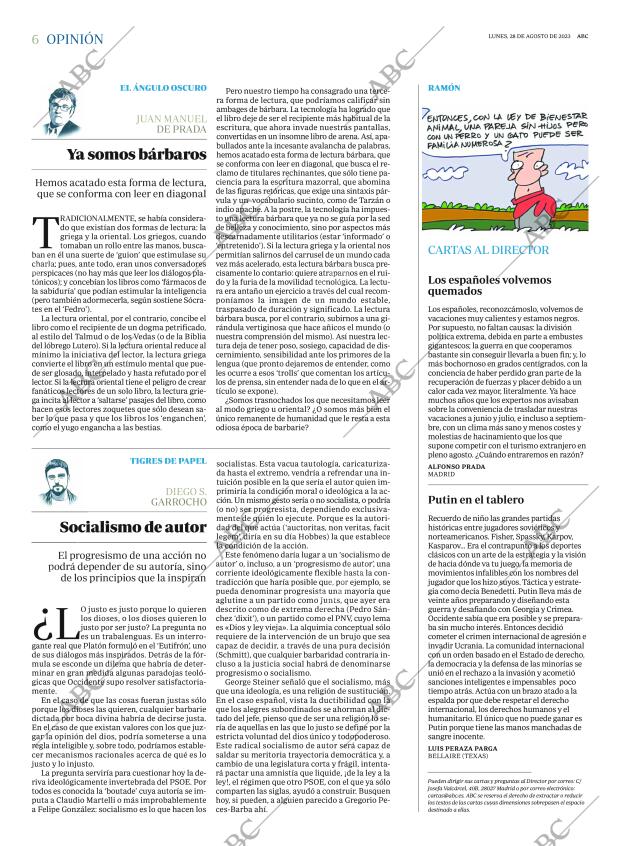 ABC MADRID 28-08-2023 página 6