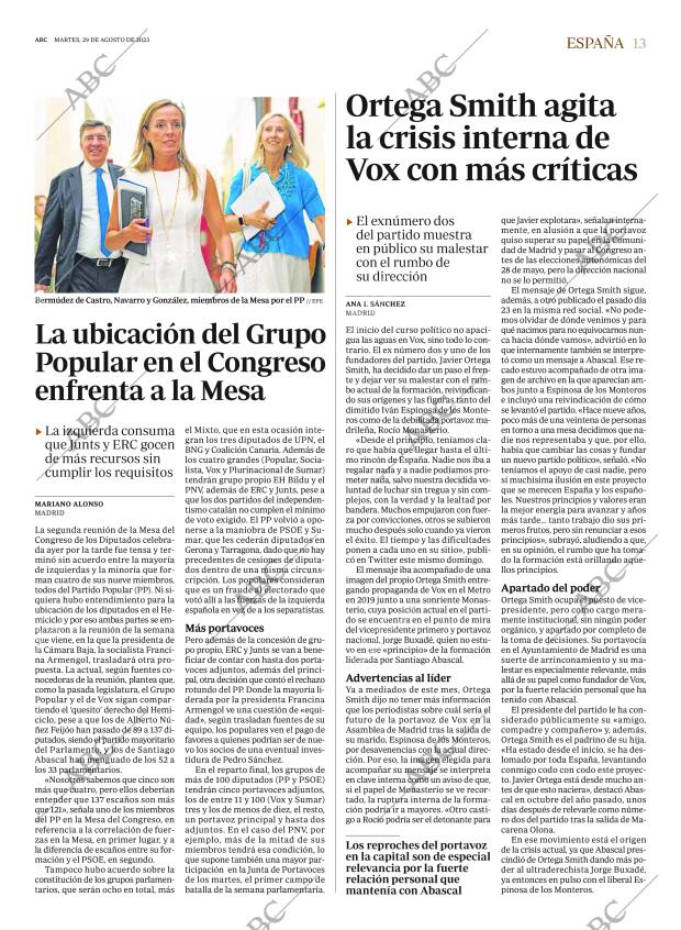 ABC MADRID 29-08-2023 página 13