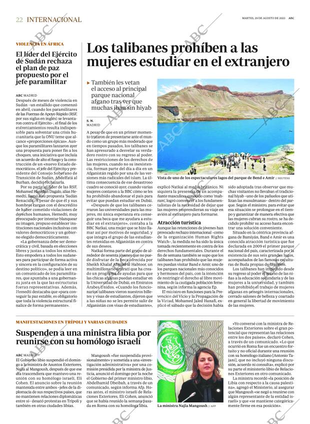 ABC MADRID 29-08-2023 página 22