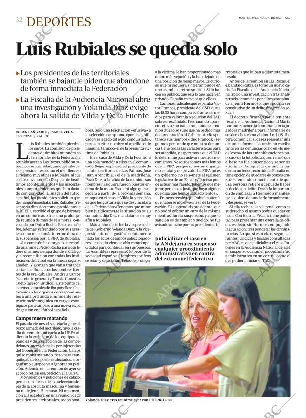 ABC MADRID 29-08-2023 página 32