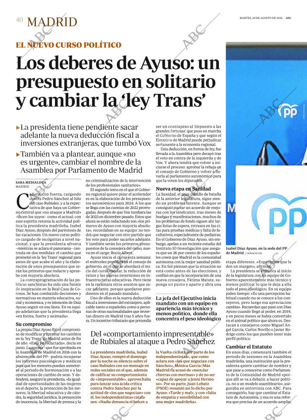 ABC MADRID 29-08-2023 página 40