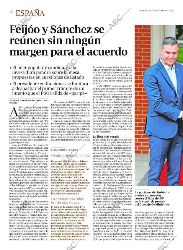 ABC MADRID 30-08-2023 página 10