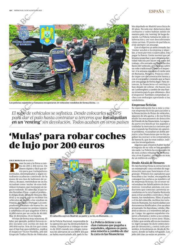ABC MADRID 30-08-2023 página 17