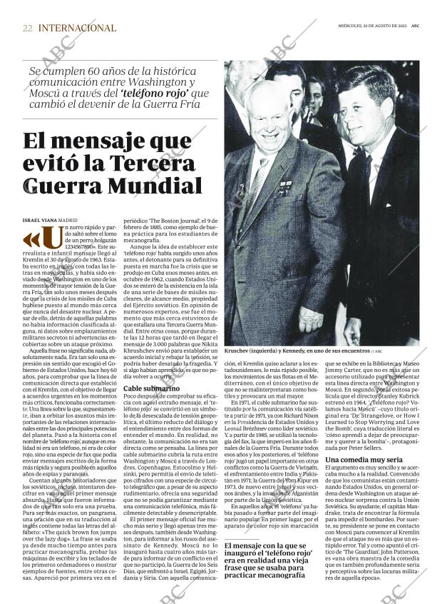 ABC MADRID 30-08-2023 página 22