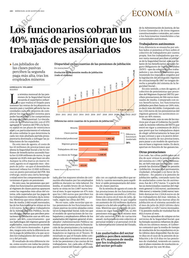 ABC MADRID 30-08-2023 página 23