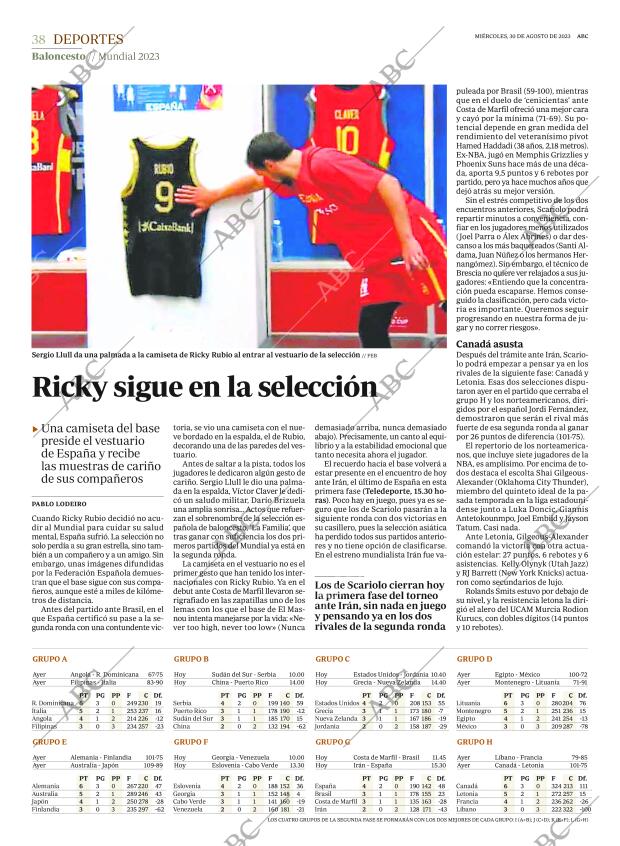 ABC MADRID 30-08-2023 página 38