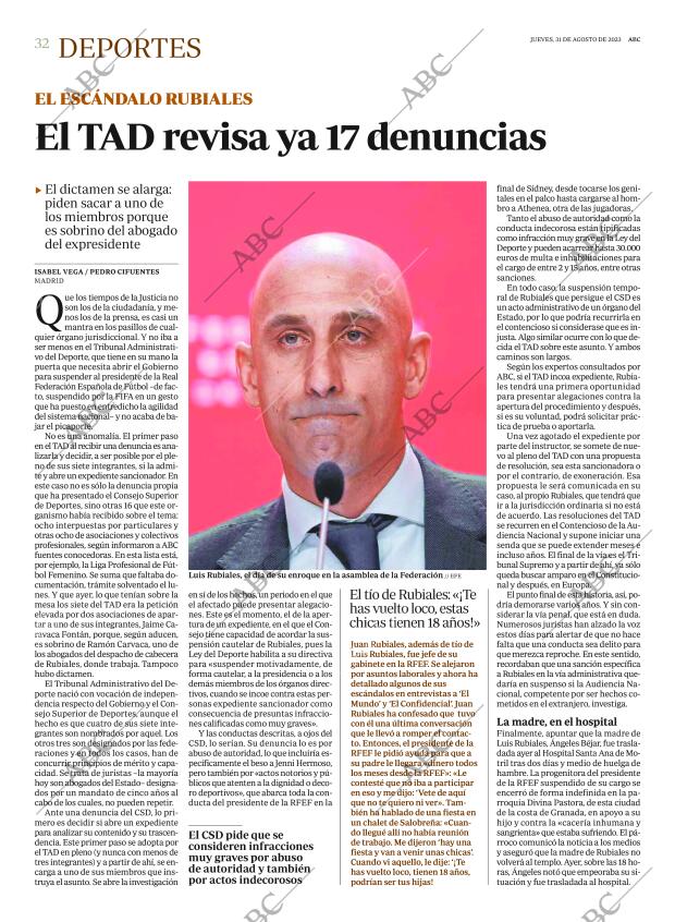 ABC MADRID 31-08-2023 página 32