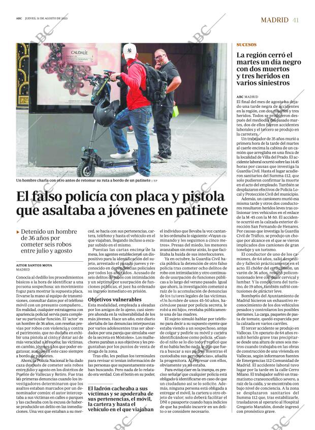 ABC MADRID 31-08-2023 página 41
