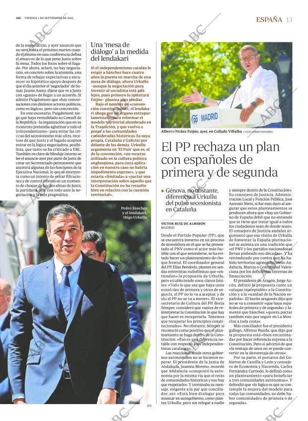 ABC MADRID 01-09-2023 página 13