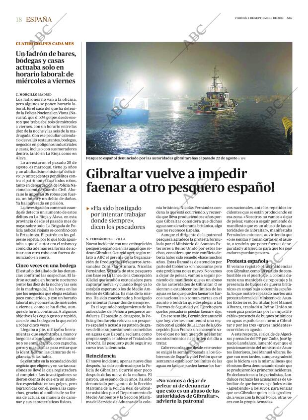 ABC MADRID 01-09-2023 página 18