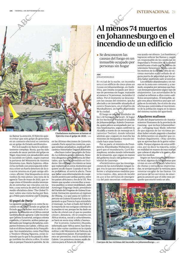 ABC MADRID 01-09-2023 página 21