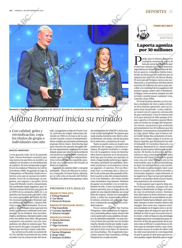 ABC MADRID 01-09-2023 página 35