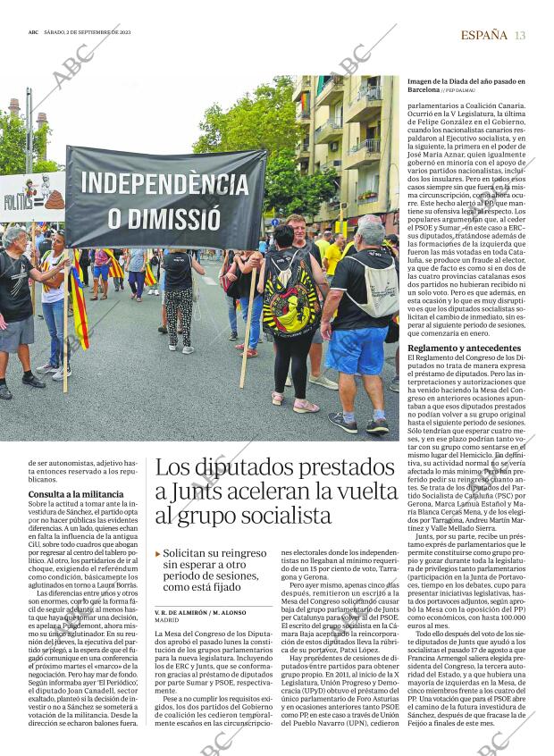 ABC MADRID 02-09-2023 página 13