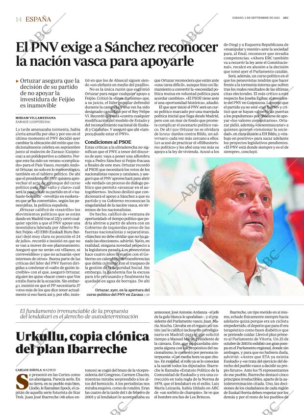 ABC MADRID 02-09-2023 página 14