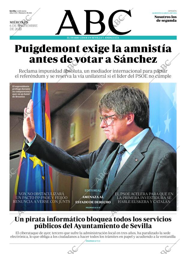 ABC SEVILLA 06-09-2023 página 1