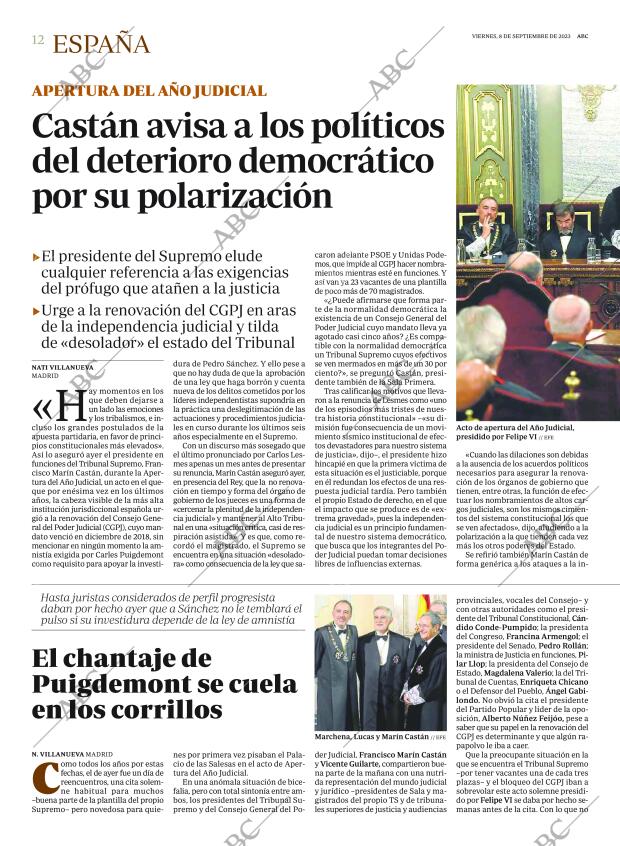 ABC MADRID 08-09-2023 página 12