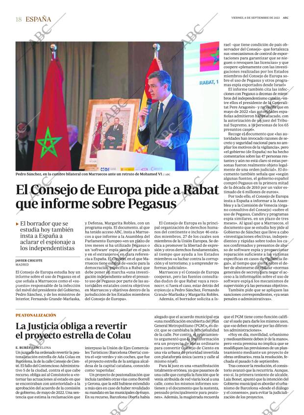 ABC MADRID 08-09-2023 página 18