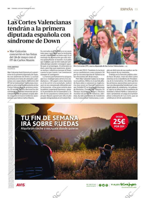 ABC MADRID 08-09-2023 página 19