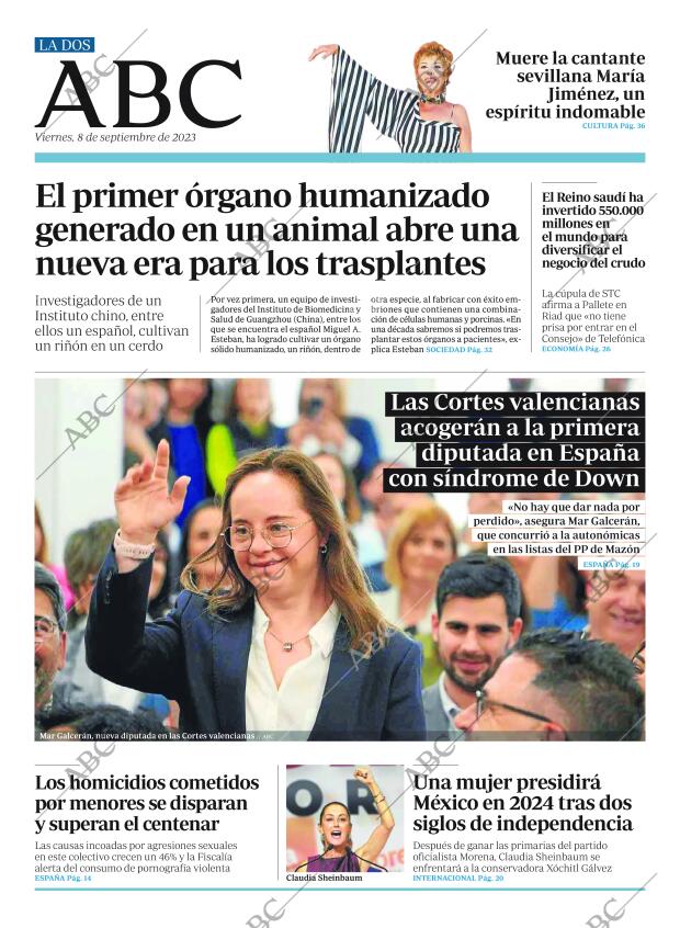 ABC MADRID 08-09-2023 página 2