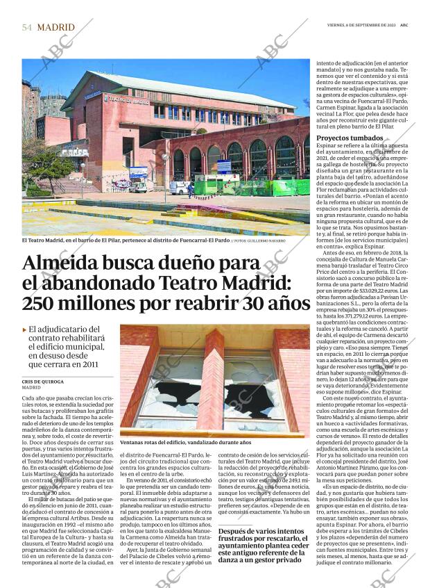 ABC MADRID 08-09-2023 página 54