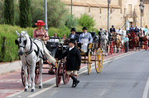 Concurso de carruajes y atalajes dentro de Cabalcor