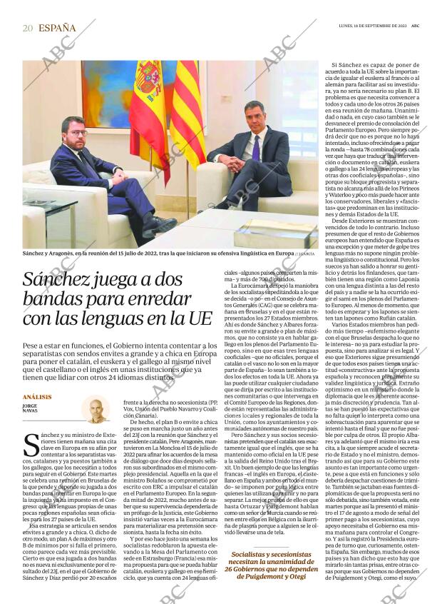 ABC MADRID 18-09-2023 página 20