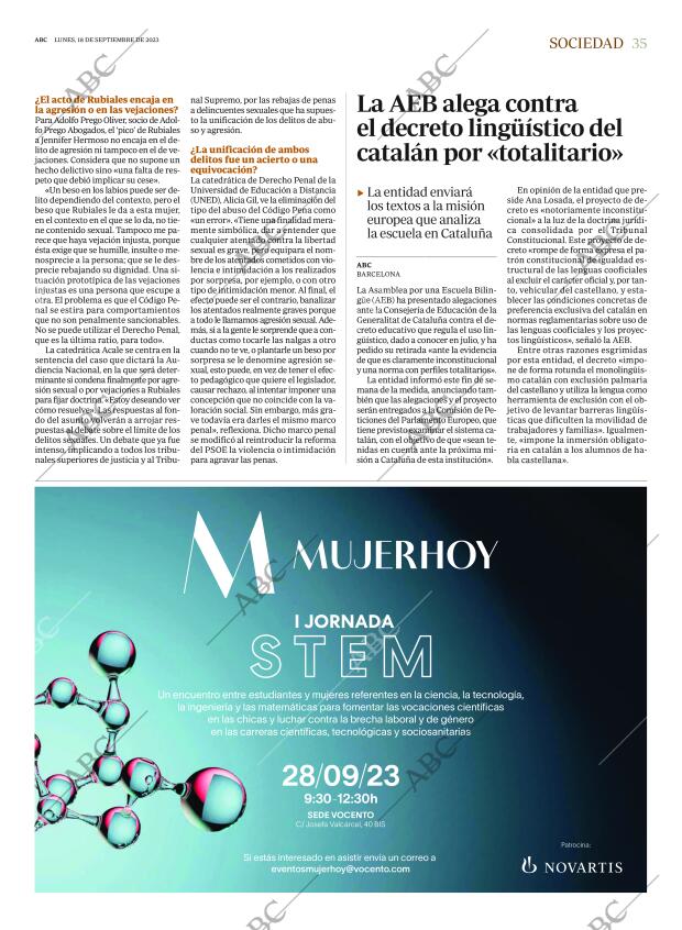 ABC MADRID 18-09-2023 página 35