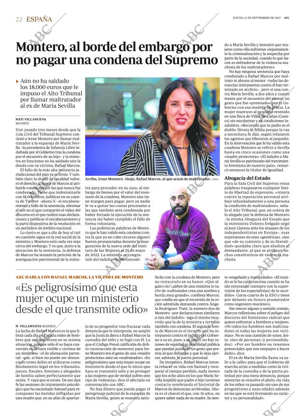 ABC MADRID 21-09-2023 página 22