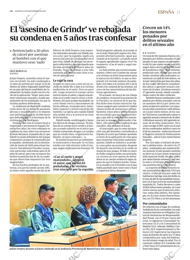 ABC MADRID 26-09-2023 página 21