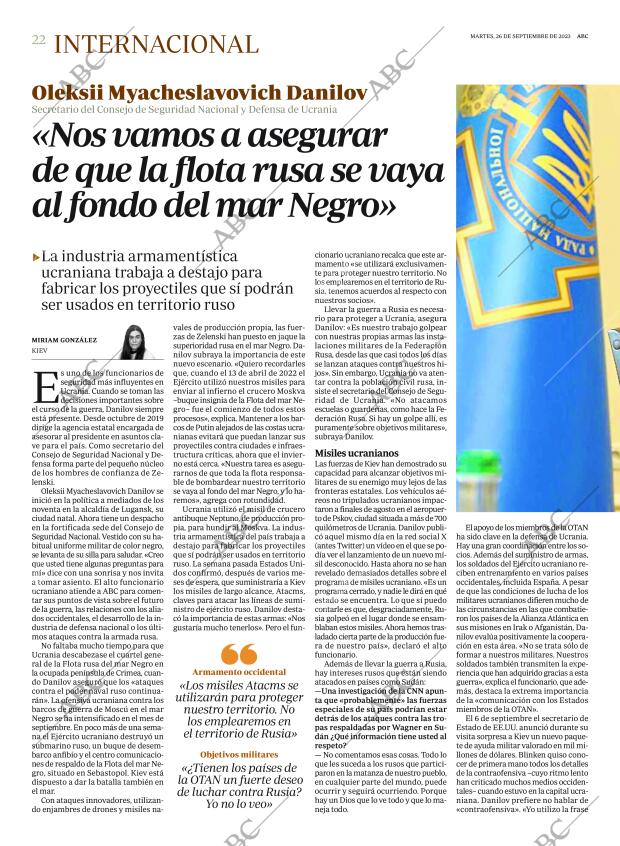 ABC MADRID 26-09-2023 página 22