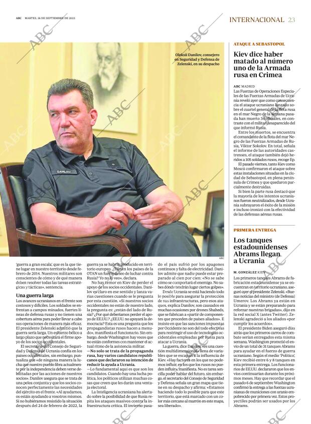 ABC MADRID 26-09-2023 página 23