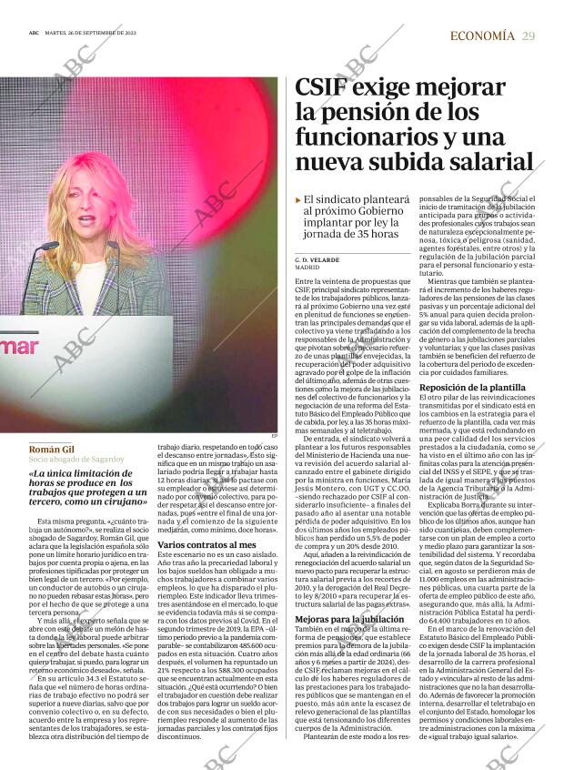 ABC MADRID 26-09-2023 página 29