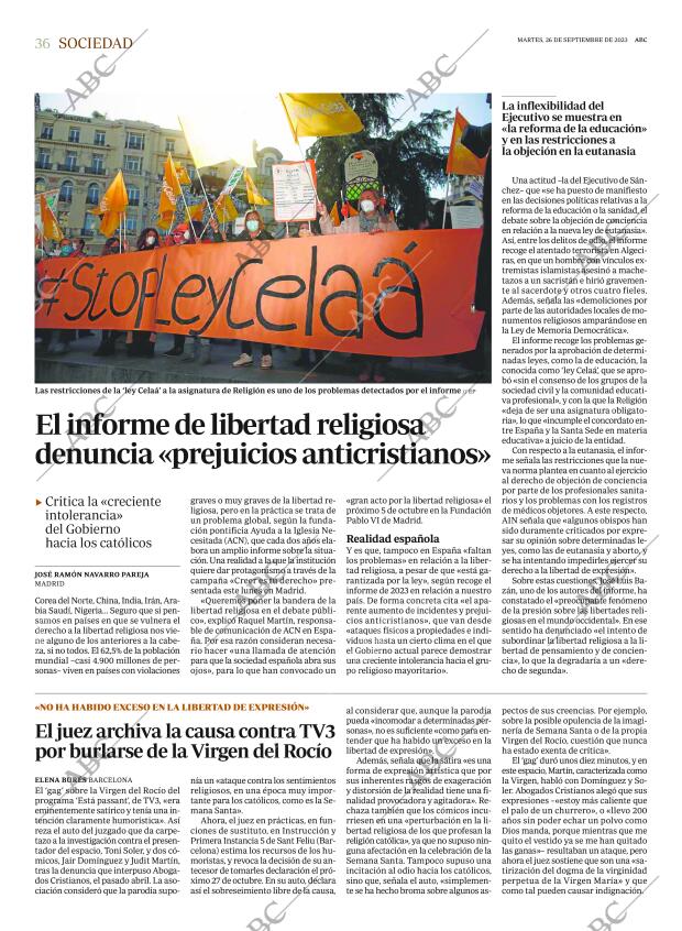 ABC MADRID 26-09-2023 página 36