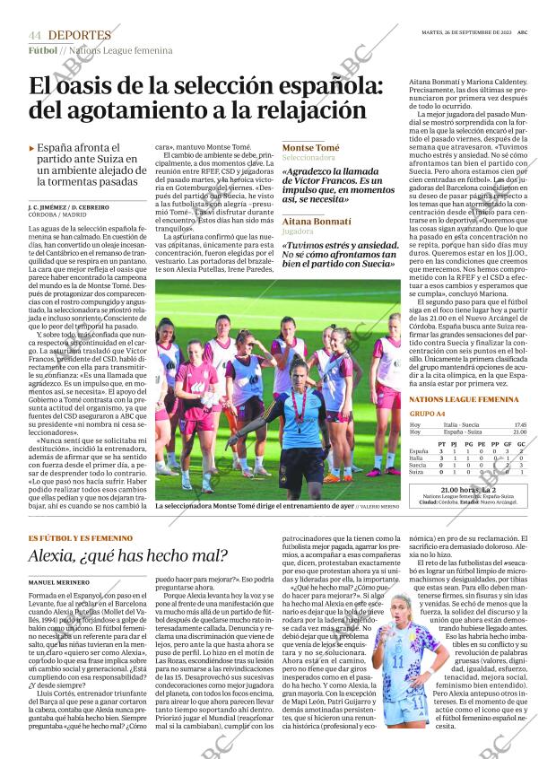 ABC MADRID 26-09-2023 página 44