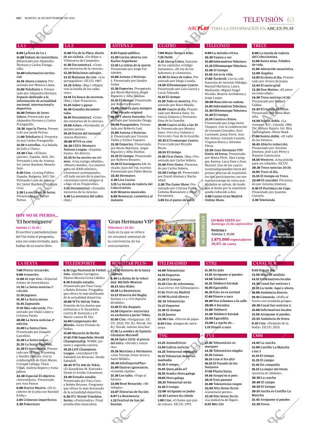 ABC MADRID 26-09-2023 página 63