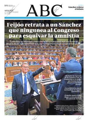 ABC MADRID 27-09-2023 página 1
