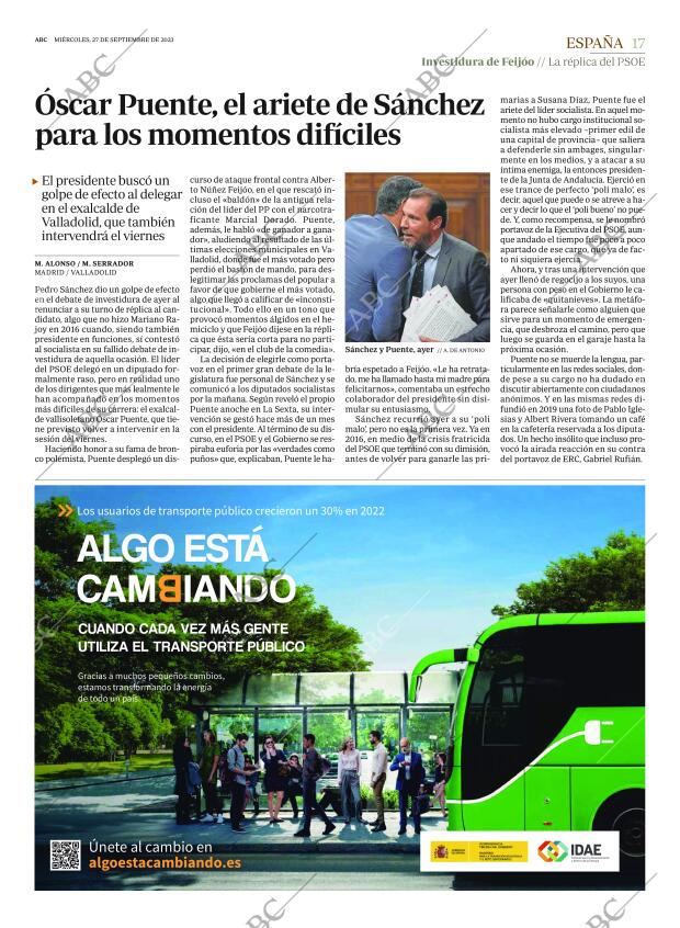 ABC MADRID 27-09-2023 página 17