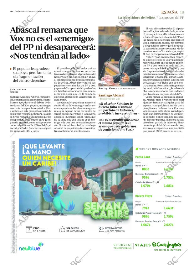 ABC MADRID 27-09-2023 página 19