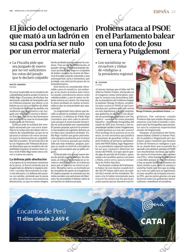 ABC MADRID 27-09-2023 página 23