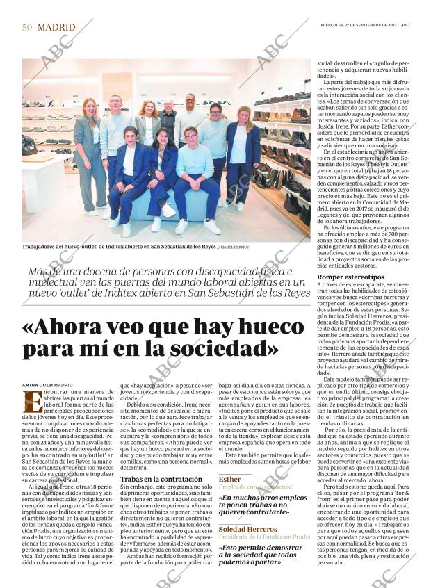 ABC MADRID 27-09-2023 página 50