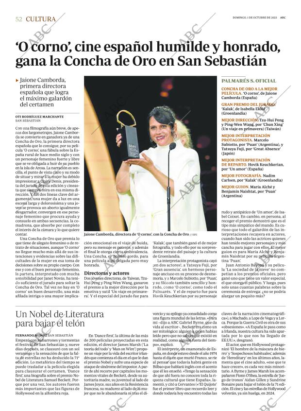 ABC MADRID 01-10-2023 página 52