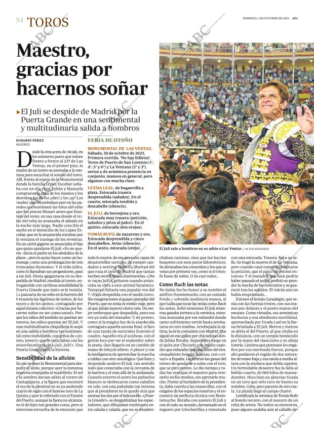 ABC MADRID 01-10-2023 página 54