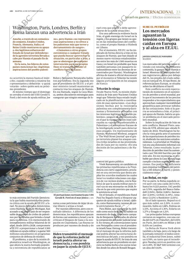 ABC MADRID 10-10-2023 página 23