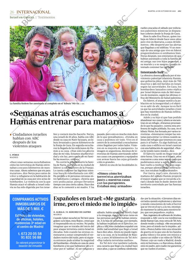 ABC MADRID 10-10-2023 página 26