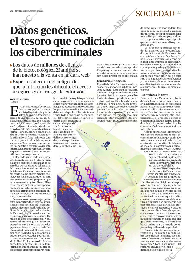 ABC MADRID 10-10-2023 página 33