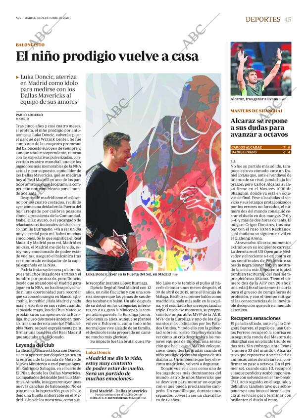 ABC MADRID 10-10-2023 página 45